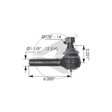 Automann TIE ROD END, 462.ES9001L 462.ES9001L